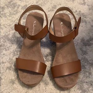 Brown sandals